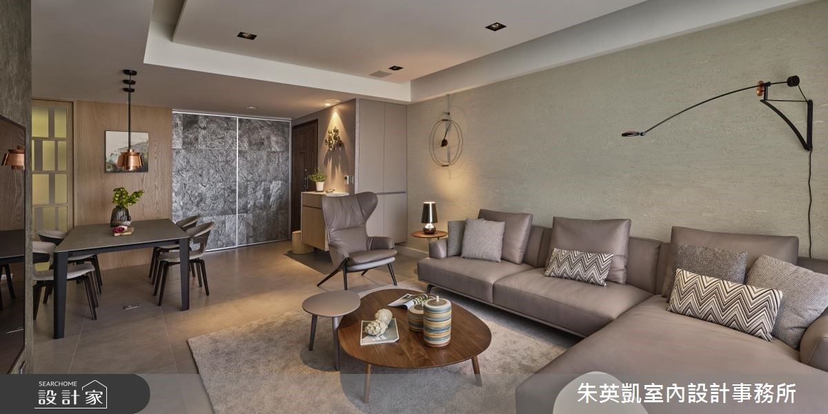 32坪新成屋(5年以下)＿現代風玄關客廳餐廳案例圖片＿朱英凱室內設計事務所＿朱英凱_25之4