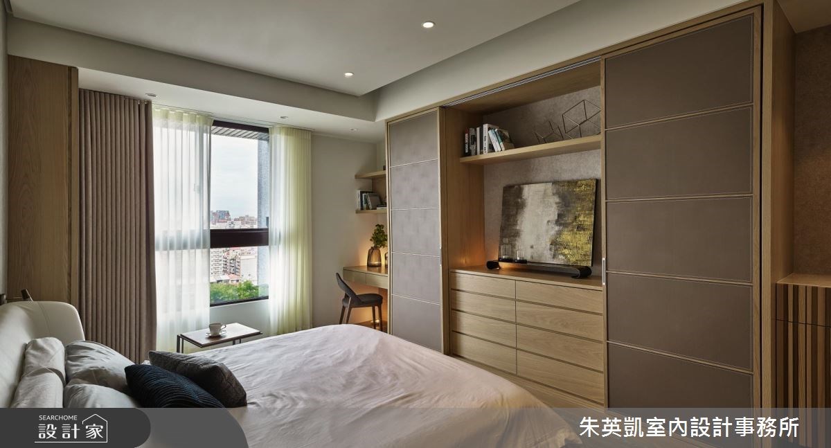 32坪新成屋(5年以下)＿現代風臥室案例圖片＿朱英凱室內設計事務所＿朱英凱_25之16
