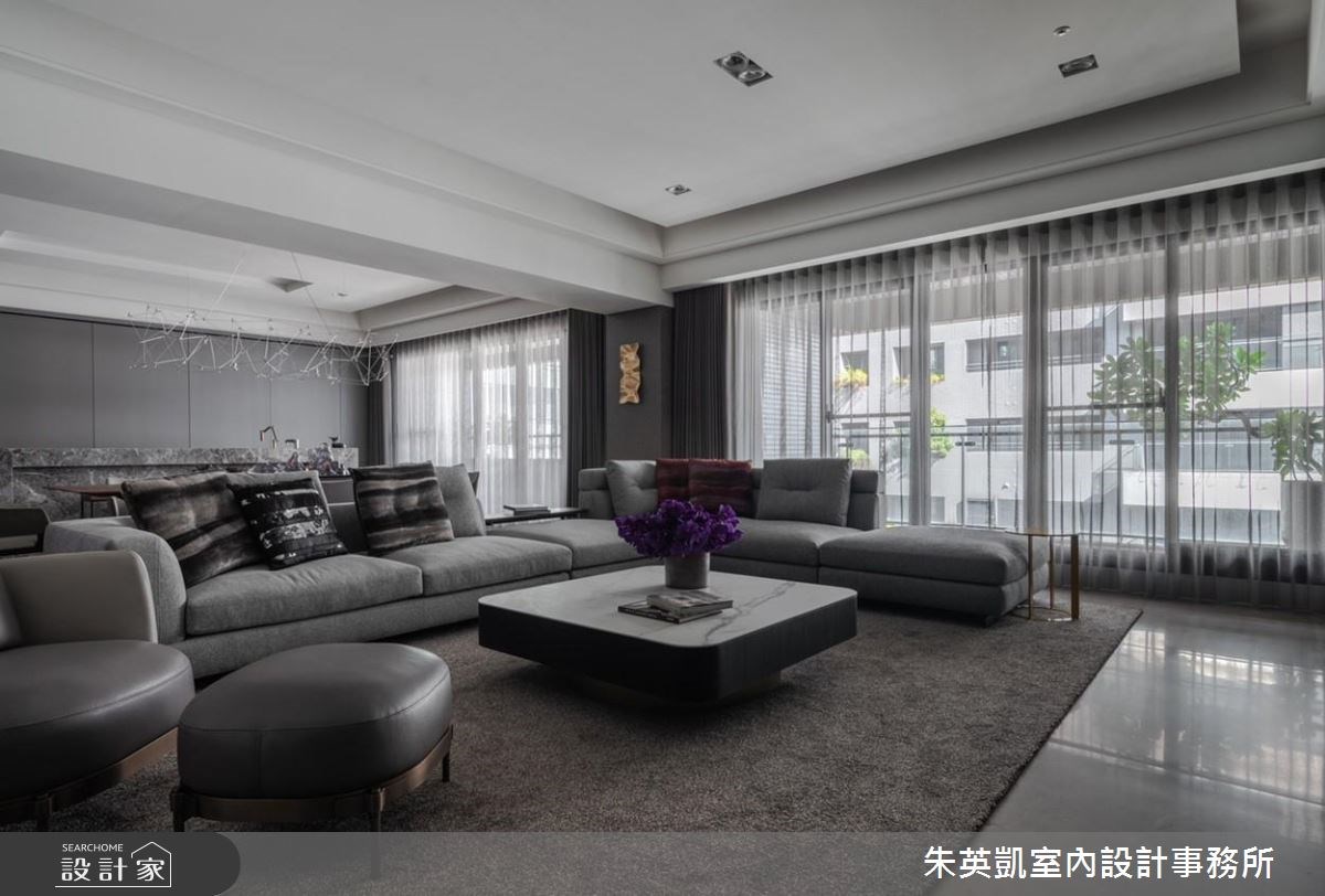100坪新成屋(5年以下)＿現代風客廳案例圖片＿朱英凱室內設計事務所＿朱英凱_26之3