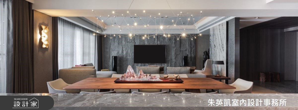 100坪新成屋(5年以下)＿現代風客廳餐廳案例圖片＿朱英凱室內設計事務所＿朱英凱_26之9