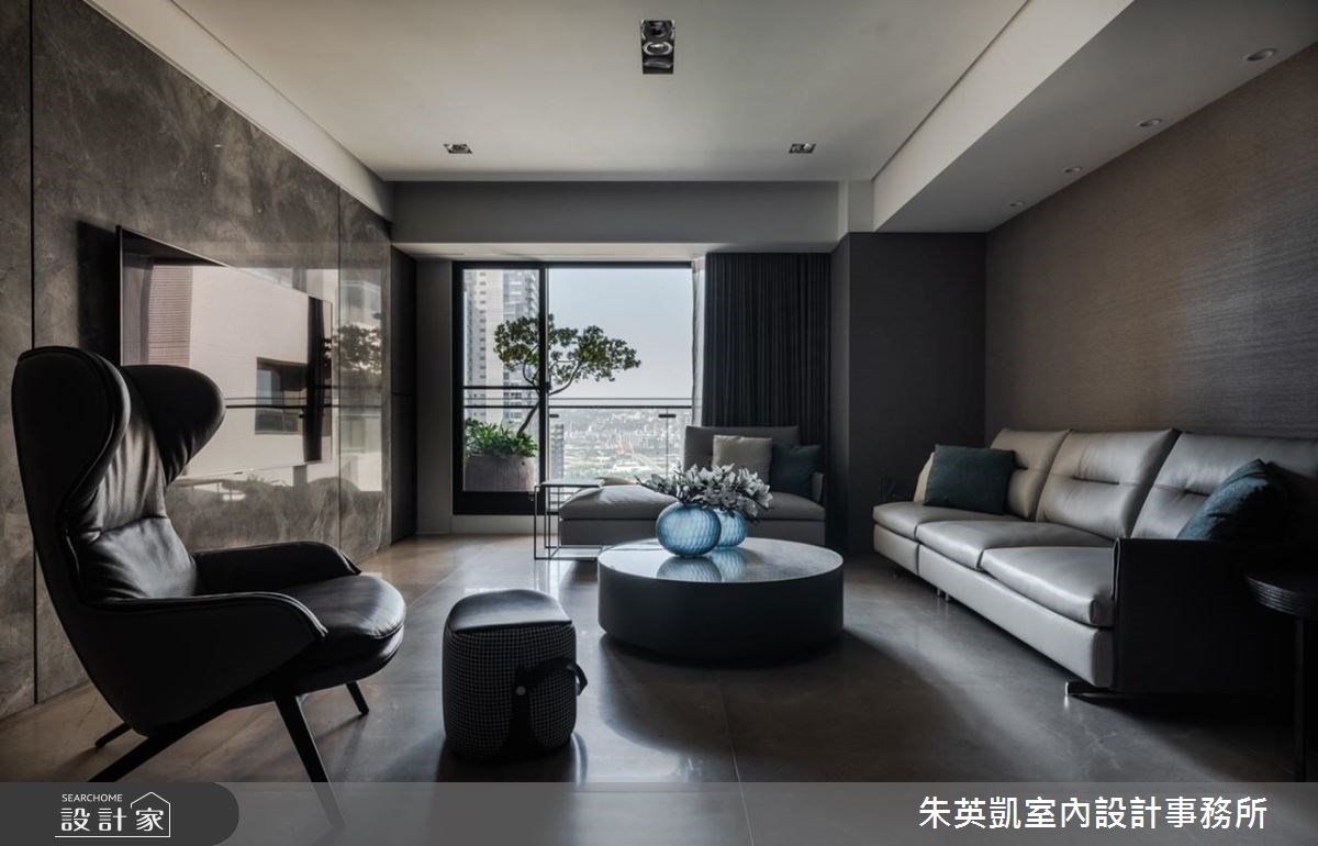 100坪新成屋(5年以下)＿現代風客廳案例圖片＿朱英凱室內設計事務所＿朱英凱_26之14