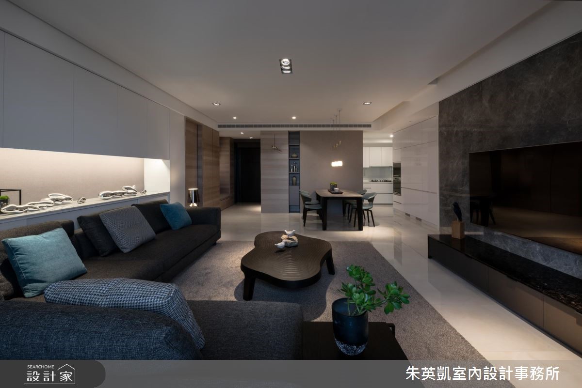 40坪新成屋(5年以下)＿現代風客廳案例圖片＿朱英凱室內設計事務所＿朱英凱_27之5