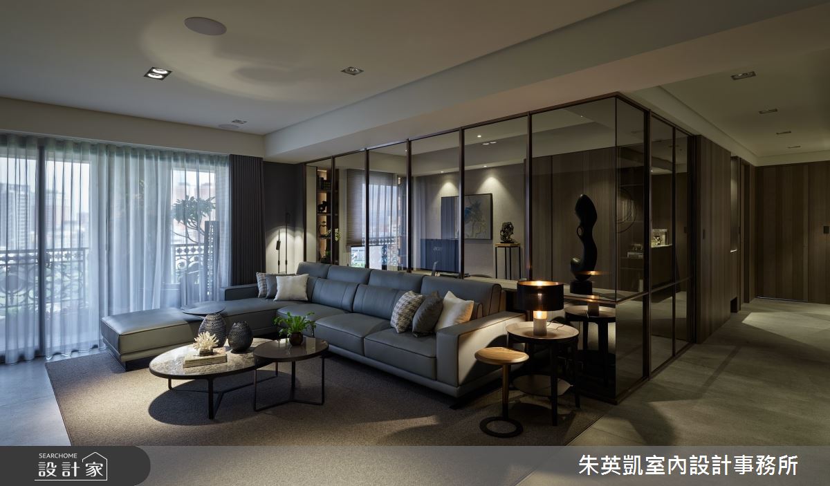 60坪新成屋(5年以下)＿現代風客廳案例圖片＿朱英凱室內設計事務所＿朱英凱_29之4