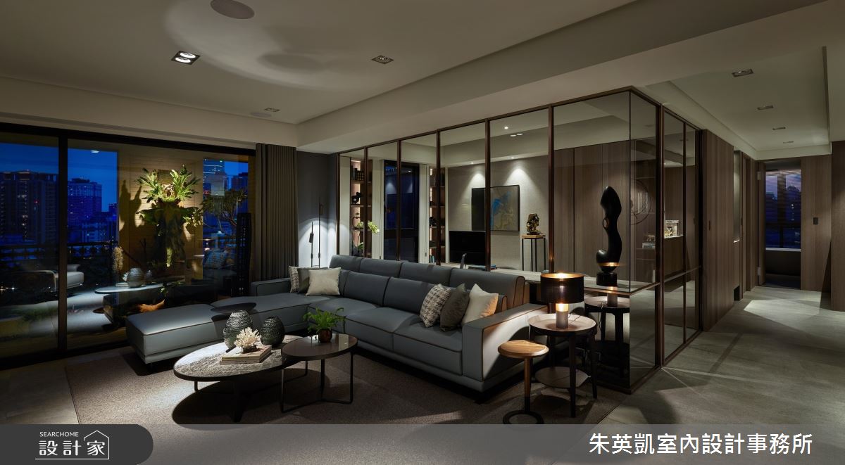 60坪新成屋(5年以下)＿現代風客廳案例圖片＿朱英凱室內設計事務所＿朱英凱_29之12