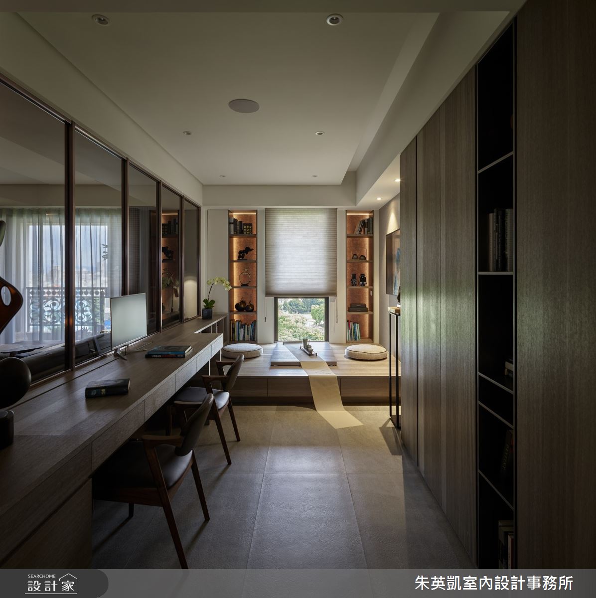 60坪新成屋(5年以下)＿現代風書房案例圖片＿朱英凱室內設計事務所＿朱英凱_29之16