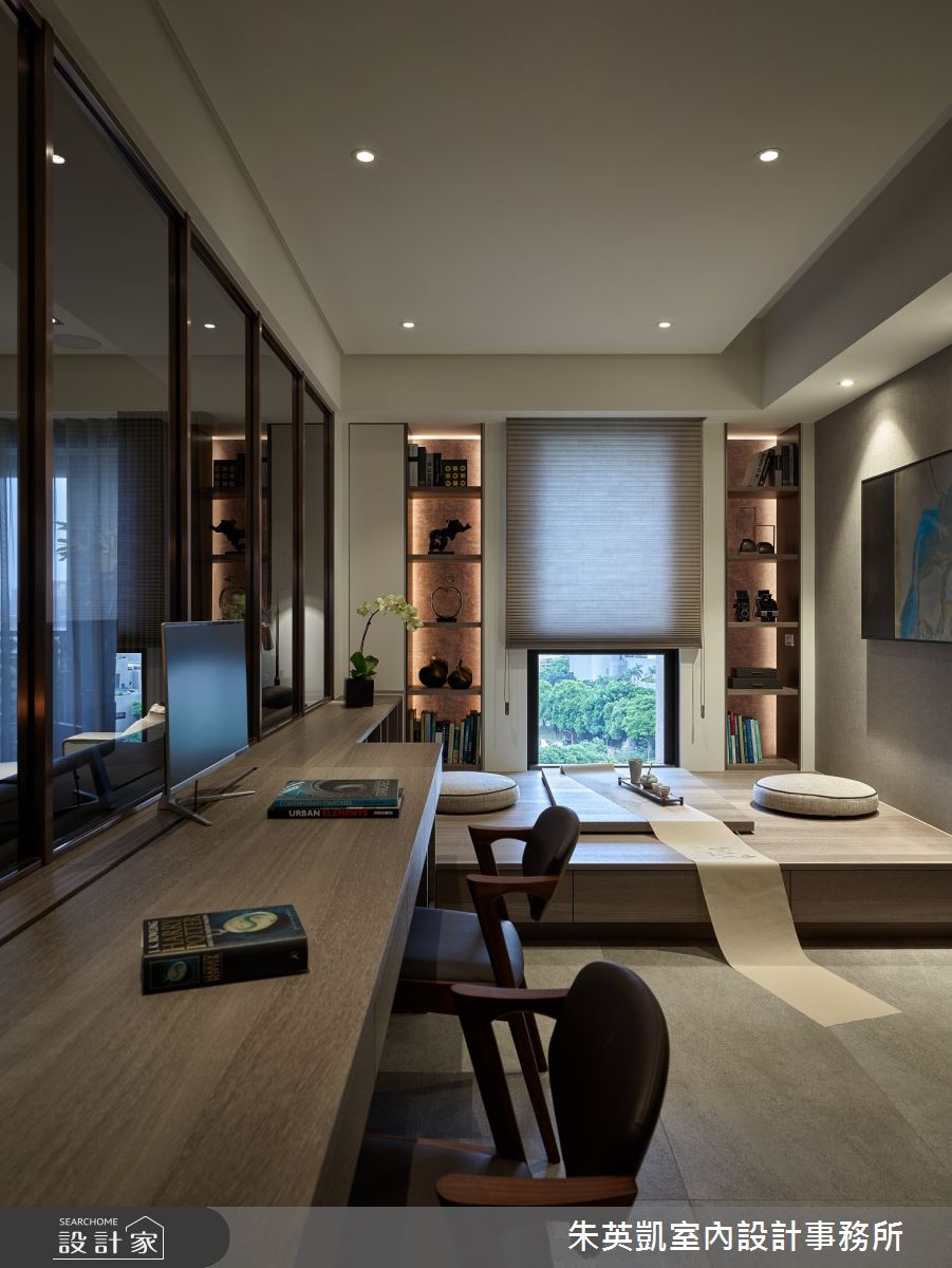 60坪新成屋(5年以下)＿現代風書房案例圖片＿朱英凱室內設計事務所＿朱英凱_29之17