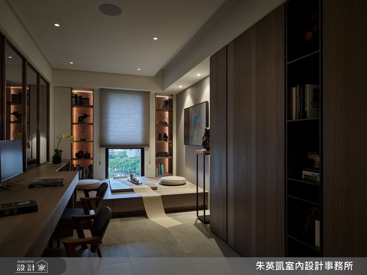 60坪新成屋(5年以下)＿現代風書房案例圖片＿朱英凱室內設計事務所＿朱英凱_29之18