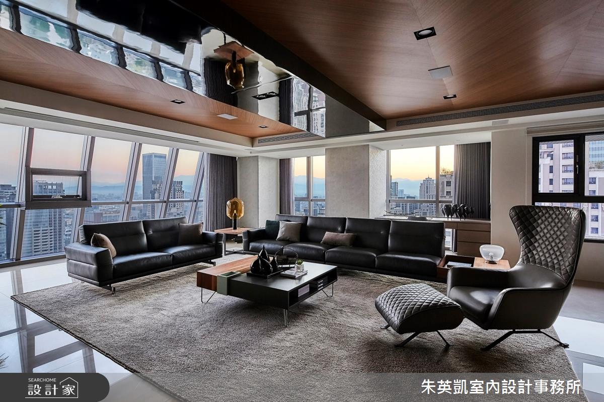 130坪新成屋(5年以下)＿現代風客廳案例圖片＿朱英凱室內設計事務所＿朱英凱_30之2