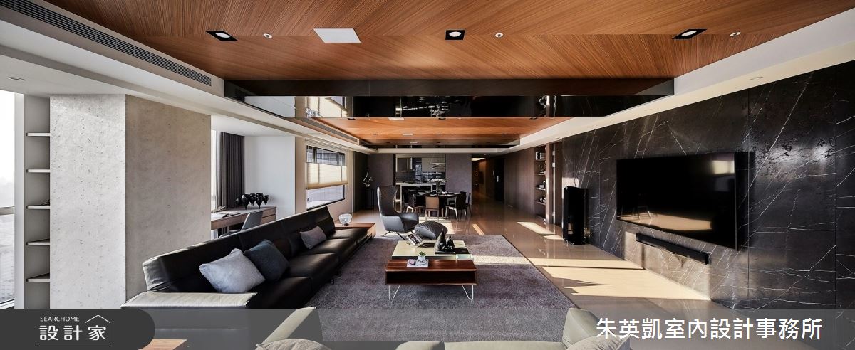 130坪新成屋(5年以下)＿現代風客廳案例圖片＿朱英凱室內設計事務所＿朱英凱_30之7