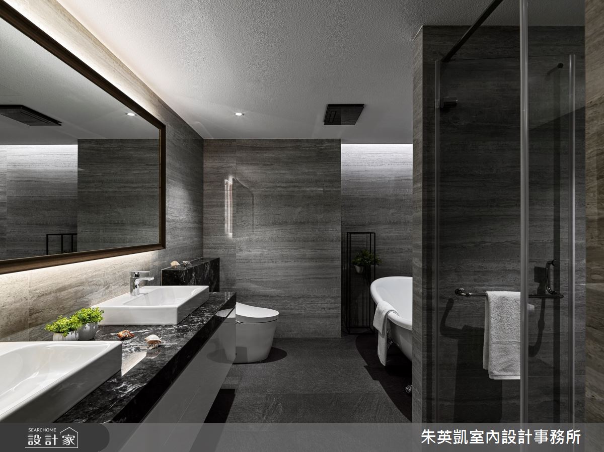 130坪新成屋(5年以下)＿現代風浴室案例圖片＿朱英凱室內設計事務所＿朱英凱_30之35