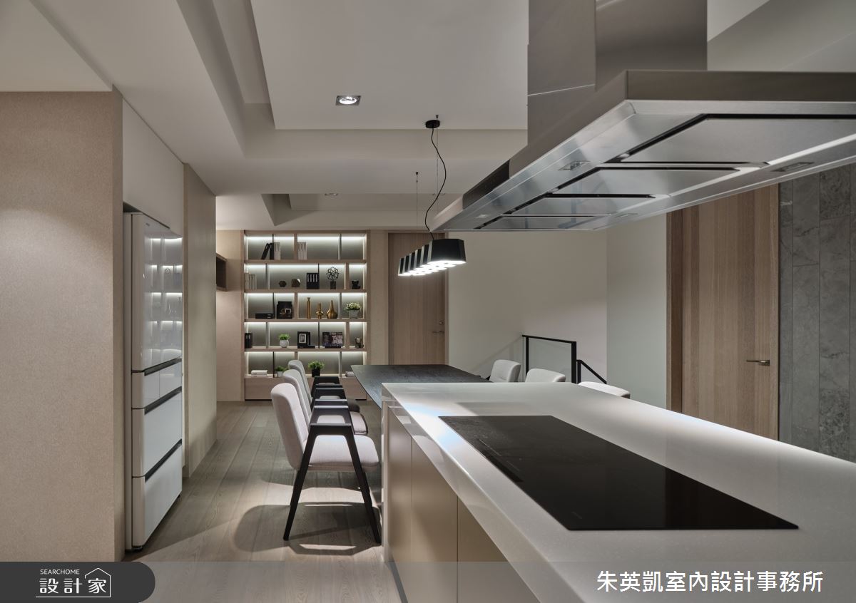 70坪新成屋(5年以下)＿現代風中島案例圖片＿朱英凱室內設計事務所＿朱英凱_31之17