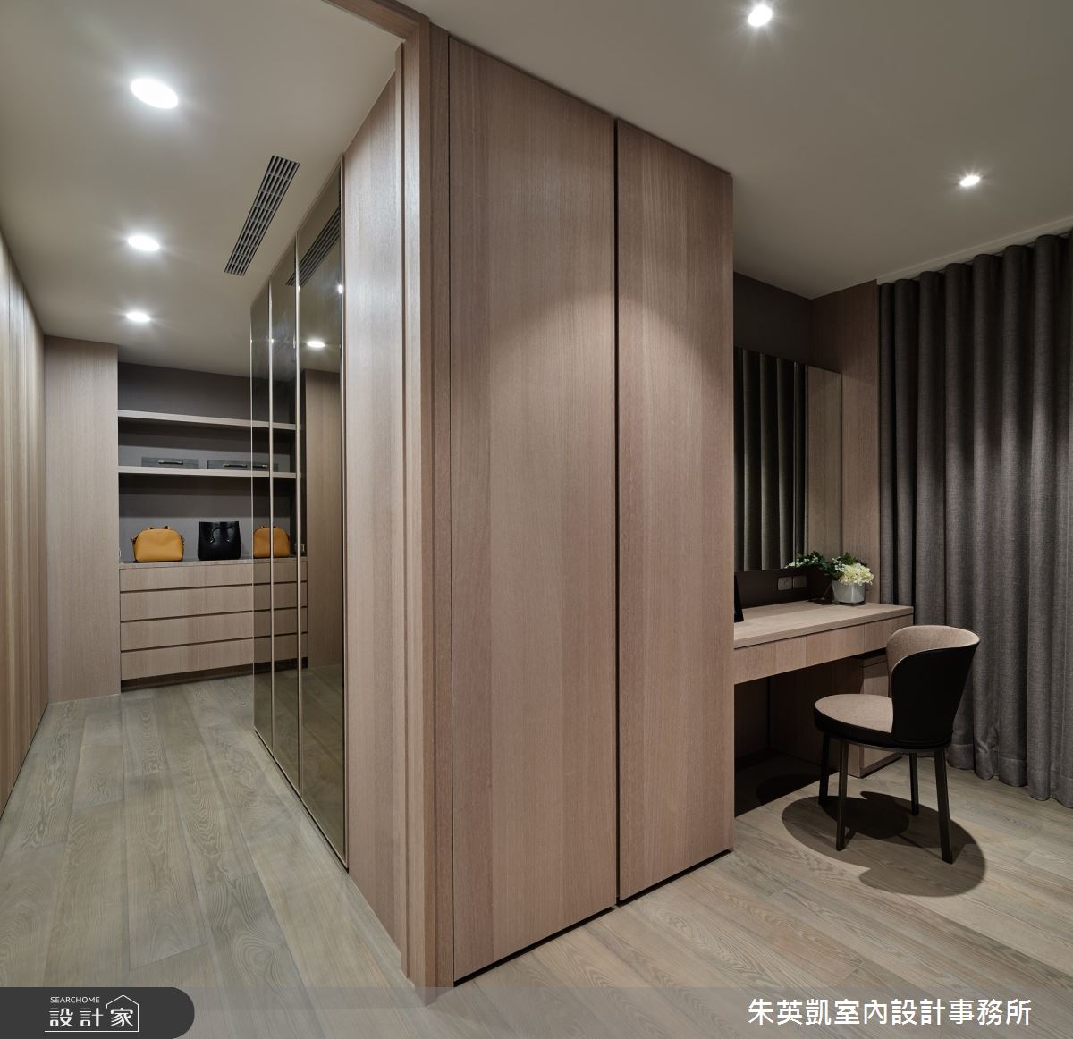 70坪新成屋(5年以下)＿現代風臥室更衣間案例圖片＿朱英凱室內設計事務所＿朱英凱_31之23