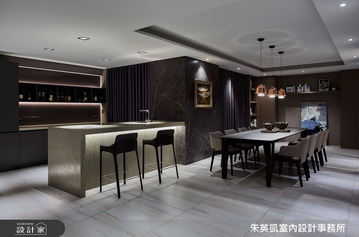90坪新成屋(5年以下)＿現代風餐廳案例圖片＿朱英凱室內設計事務所＿朱英凱_32之6
