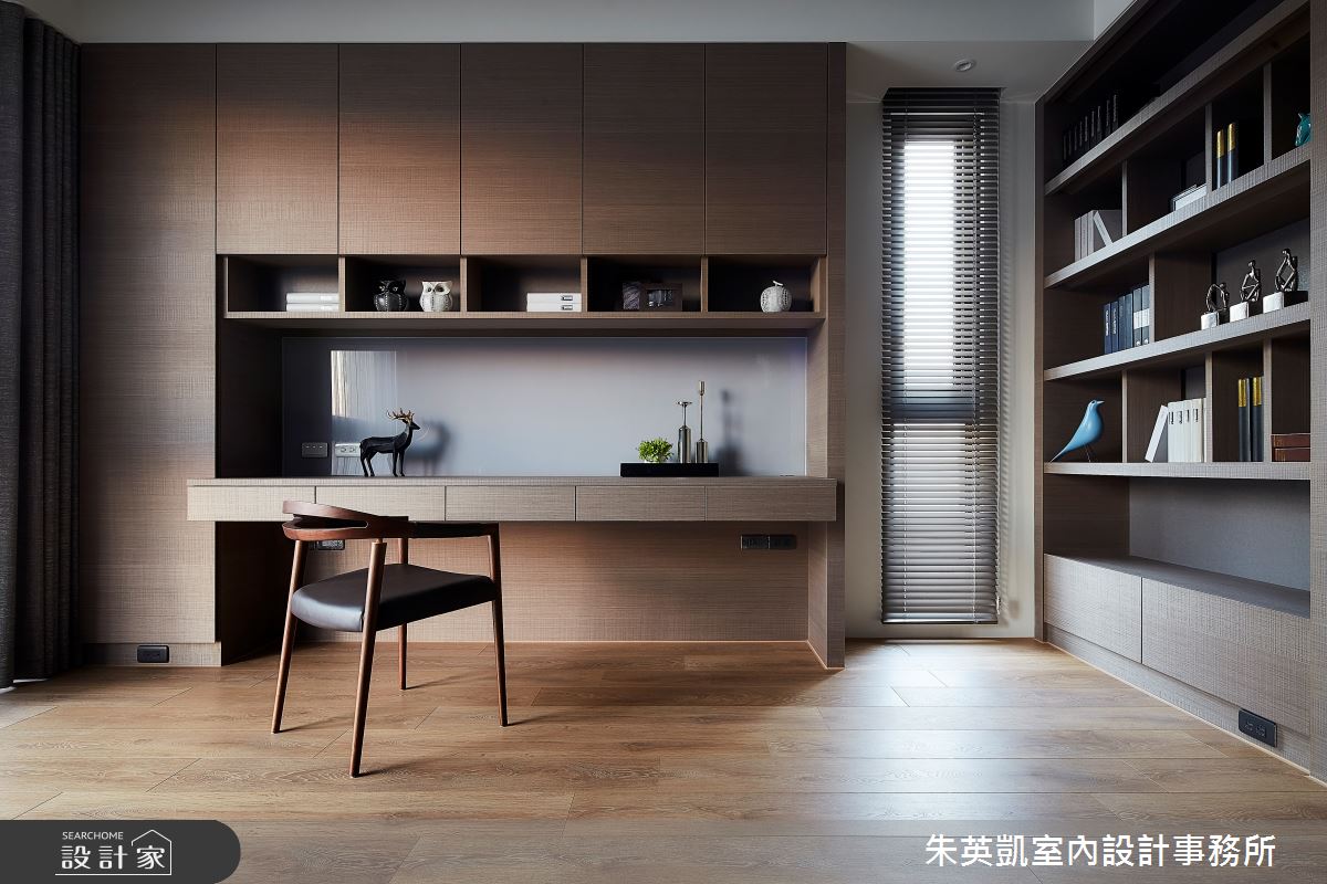 90坪新成屋(5年以下)＿現代風書房案例圖片＿朱英凱室內設計事務所＿朱英凱_32之26
