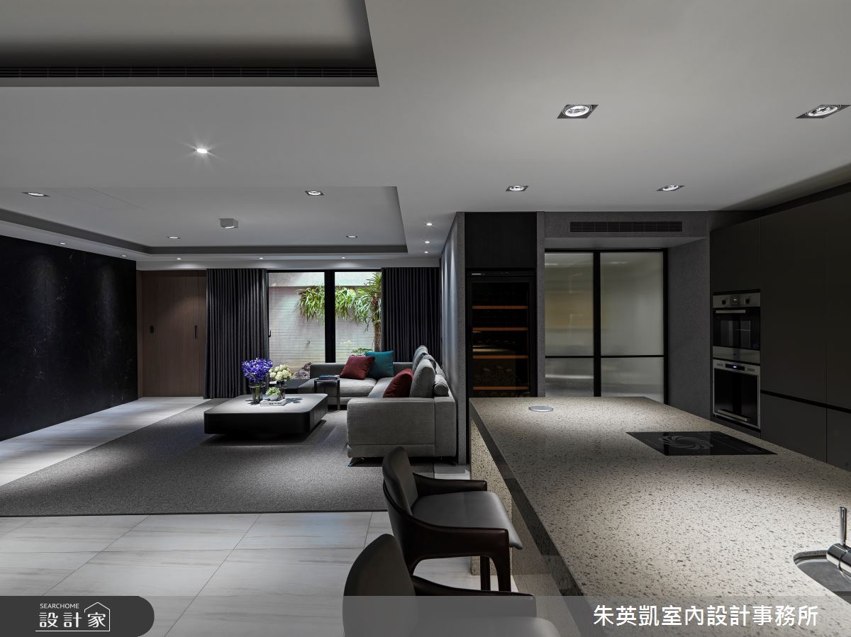 90坪新成屋(5年以下)＿現代風客廳案例圖片＿朱英凱室內設計事務所＿朱英凱_32之5