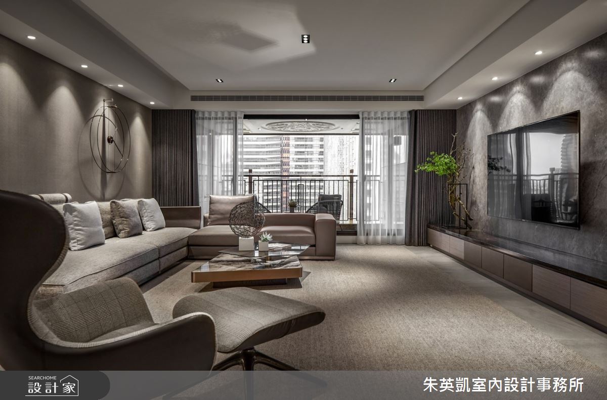 55坪新成屋(5年以下)＿現代風客廳案例圖片＿朱英凱室內設計事務所＿朱英凱_34之6