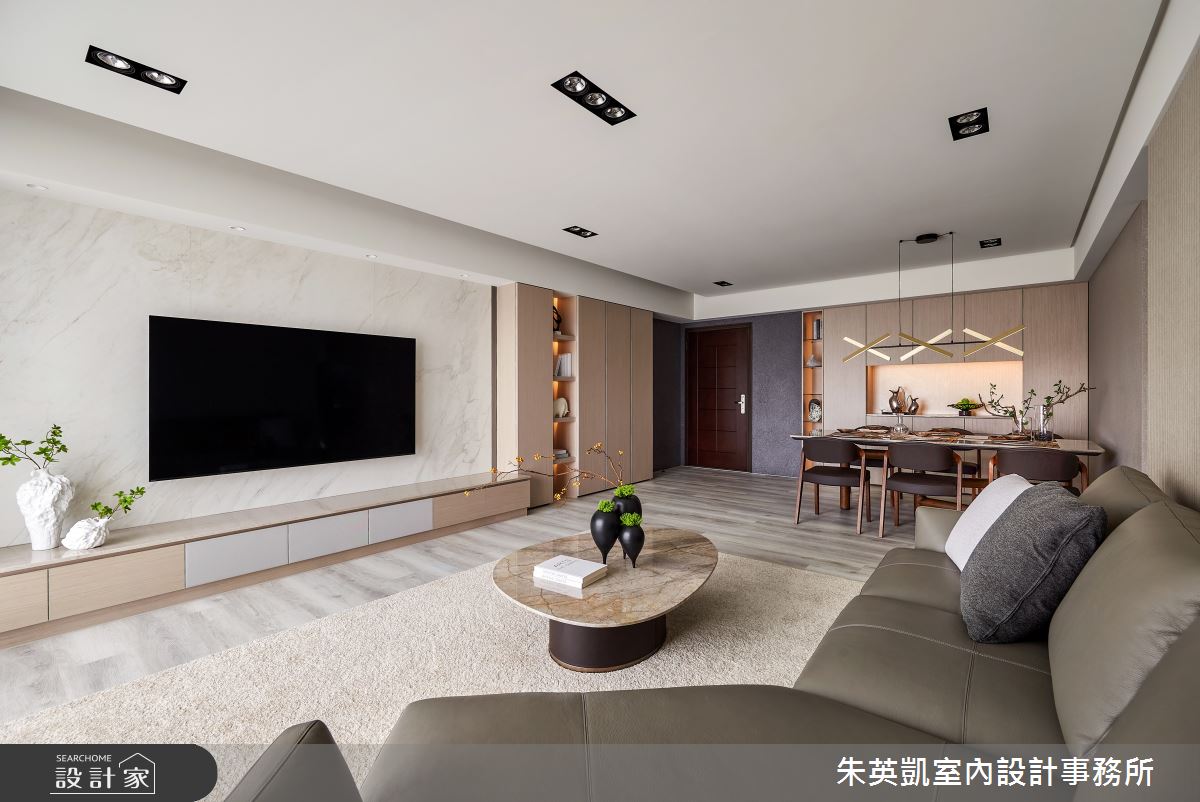 35坪中古屋(5~15年)＿現代風玄關客廳餐廳案例圖片＿朱英凱室內設計事務所＿朱英凱_35之11