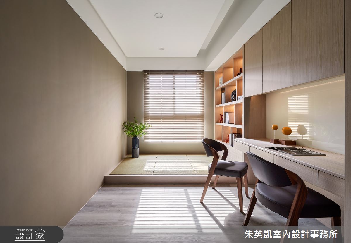 35坪中古屋(5~15年)＿現代風書房多功能室案例圖片＿朱英凱室內設計事務所＿朱英凱_35之14