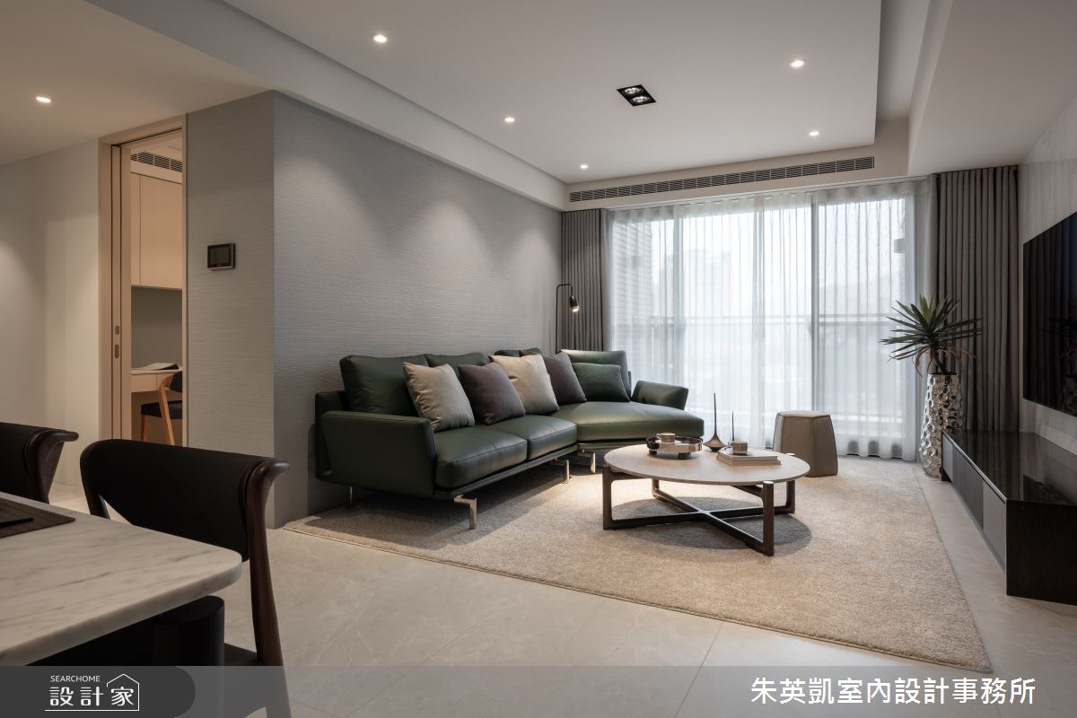 30坪新成屋(5年以下)＿現代風客廳餐廳案例圖片＿朱英凱室內設計事務所＿朱英凱_36之7