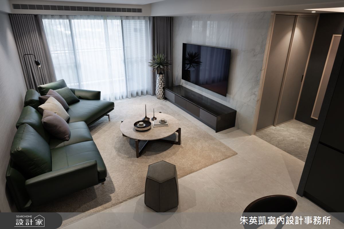 30坪新成屋(5年以下)＿現代風客廳案例圖片＿朱英凱室內設計事務所＿朱英凱_36之2