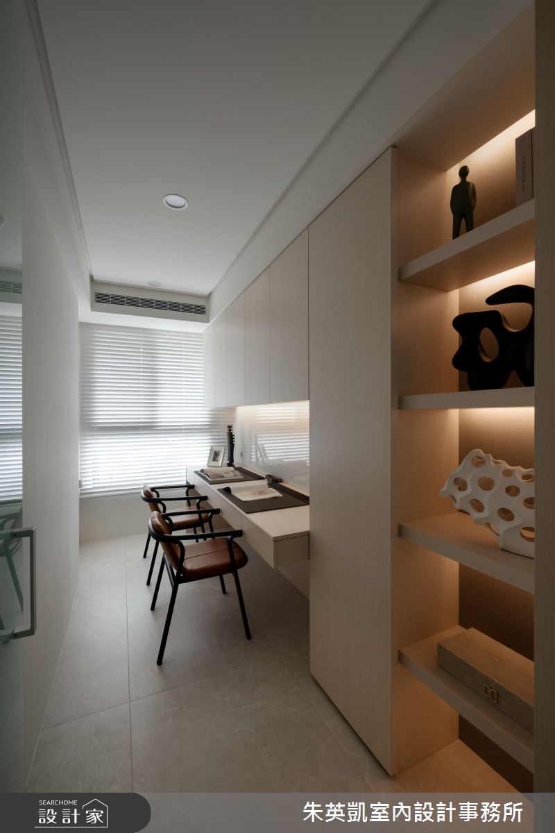 30坪新成屋(5年以下)＿現代風書房案例圖片＿朱英凱室內設計事務所＿朱英凱_36之13