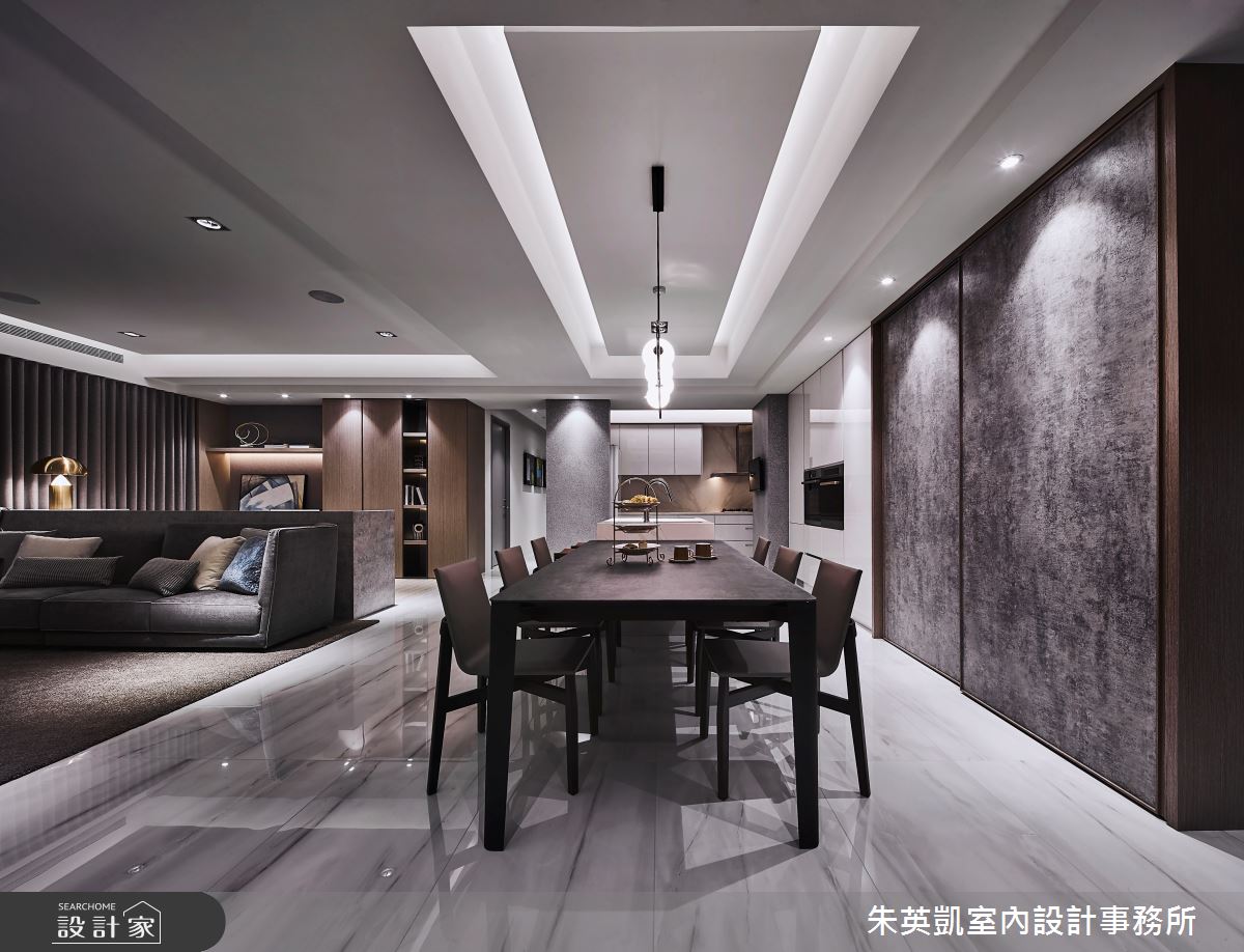 30坪新成屋(5年以下)＿現代風餐廳中島案例圖片＿朱英凱室內設計事務所＿朱英凱_37之5