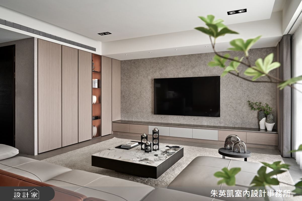 37坪新成屋(5年以下)＿現代風客廳案例圖片＿朱英凱室內設計事務所＿朱英凱_38之1