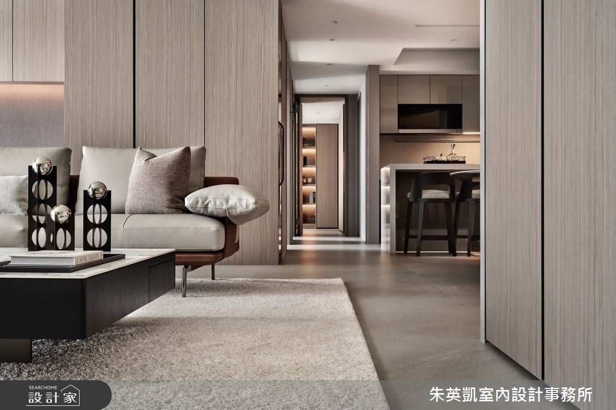 37坪新成屋(5年以下)＿現代風客廳中島案例圖片＿朱英凱室內設計事務所＿朱英凱_38之7