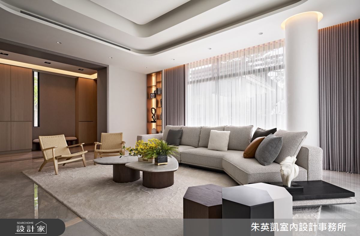 250坪中古屋(5~15年)＿現代風客廳案例圖片＿朱英凱室內設計事務所＿朱英凱_39之14