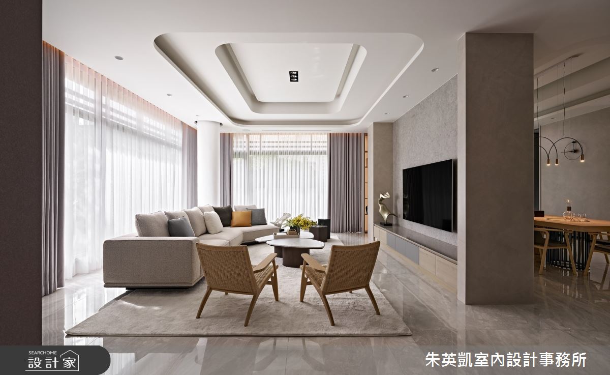 250坪中古屋(5~15年)＿現代風客廳案例圖片＿朱英凱室內設計事務所＿朱英凱_39之17
