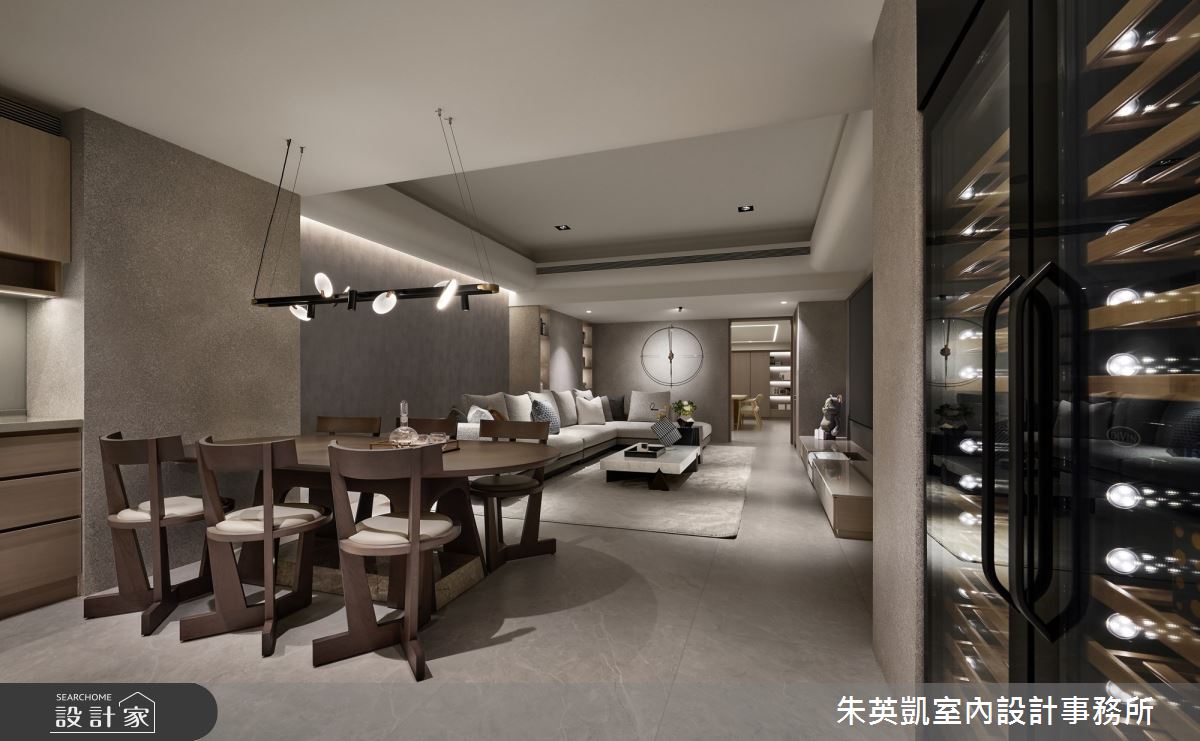 250坪中古屋(5~15年)＿現代風客廳餐廳案例圖片＿朱英凱室內設計事務所＿朱英凱_39之45