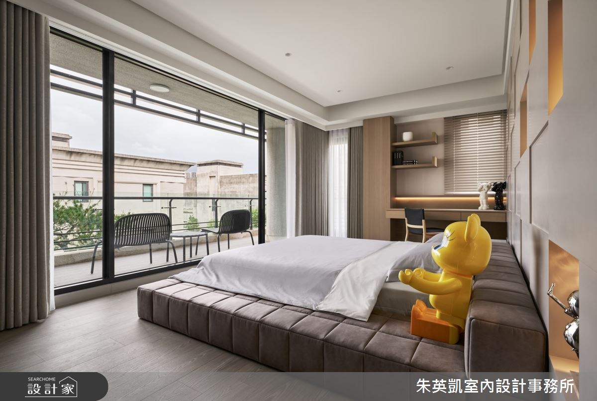 250坪中古屋(5~15年)＿現代風臥室陽台案例圖片＿朱英凱室內設計事務所＿朱英凱_39之54