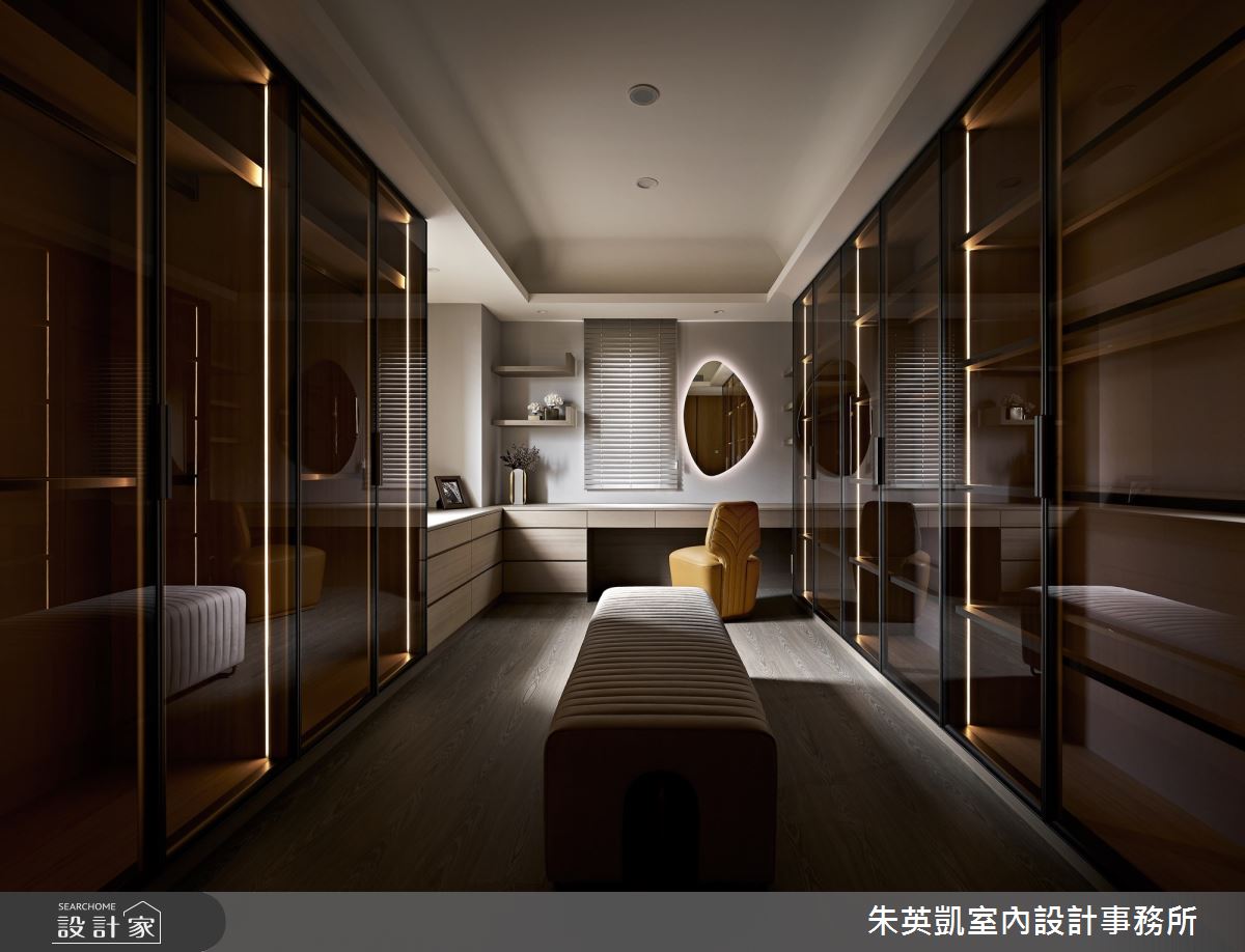 250坪中古屋(5~15年)＿現代風更衣間案例圖片＿朱英凱室內設計事務所＿朱英凱_39之64