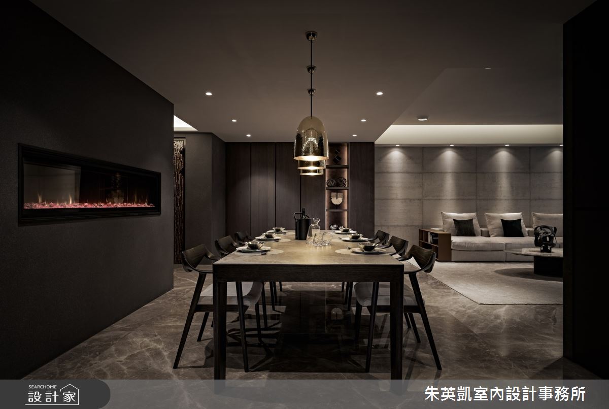 50坪新成屋(5年以下)＿現代風客廳餐廳案例圖片＿朱英凱室內設計事務所＿朱英凱_40之7