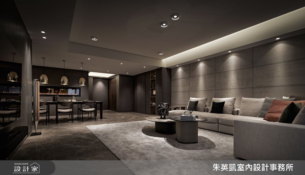 50坪新成屋(5年以下)＿現代風客廳餐廳案例圖片＿朱英凱室內設計事務所＿朱英凱_40之9