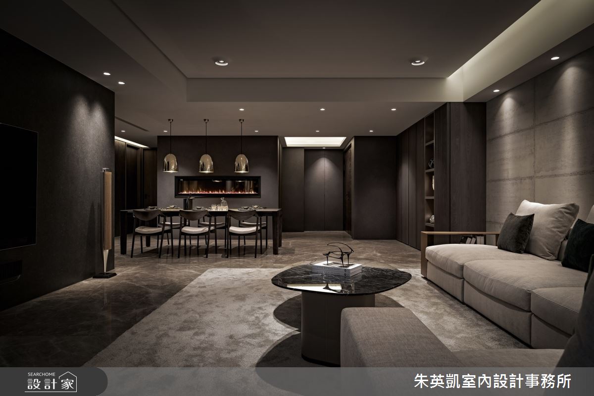 50坪新成屋(5年以下)＿現代風客廳餐廳案例圖片＿朱英凱室內設計事務所＿朱英凱_40之8