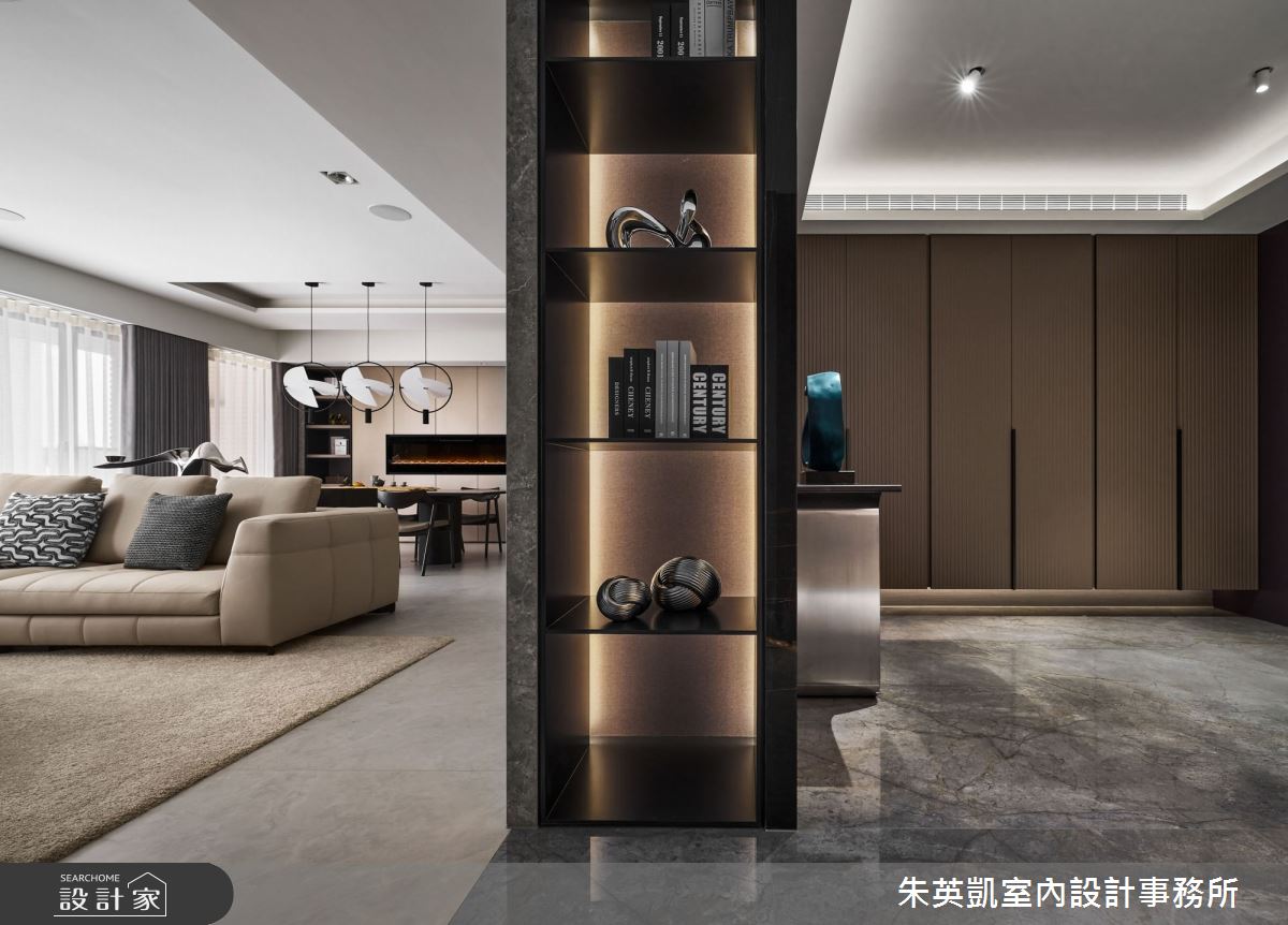 120坪新古屋(10年以下)＿現代風玄關客廳案例圖片＿朱英凱室內設計事務所＿朱英凱_41之3