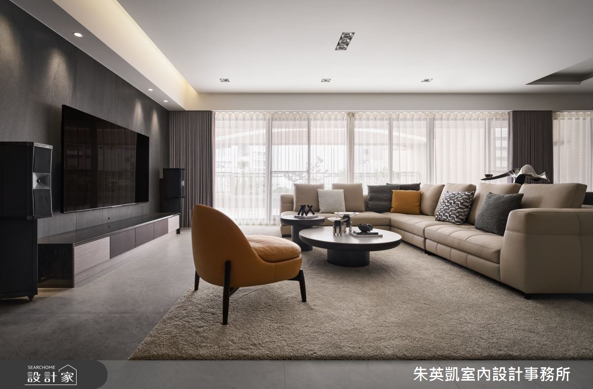 120坪新古屋(10年以下)＿現代風客廳案例圖片＿朱英凱室內設計事務所＿朱英凱_41之5