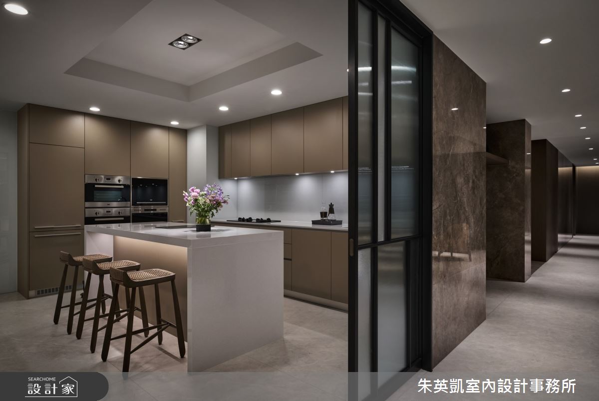 120坪新古屋(10年以下)＿現代風廚房中島案例圖片＿朱英凱室內設計事務所＿朱英凱_41之14