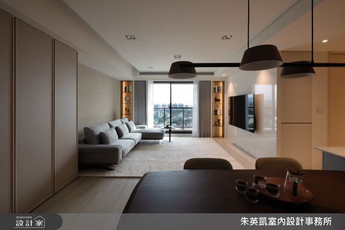 28坪新古屋(10年以下)＿現代北歐風客廳餐廳案例圖片＿朱英凱室內設計事務所＿朱英凱_42之2