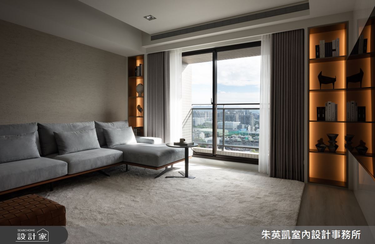 28坪新古屋(10年以下)＿現代北歐風客廳案例圖片＿朱英凱室內設計事務所＿朱英凱_42之7