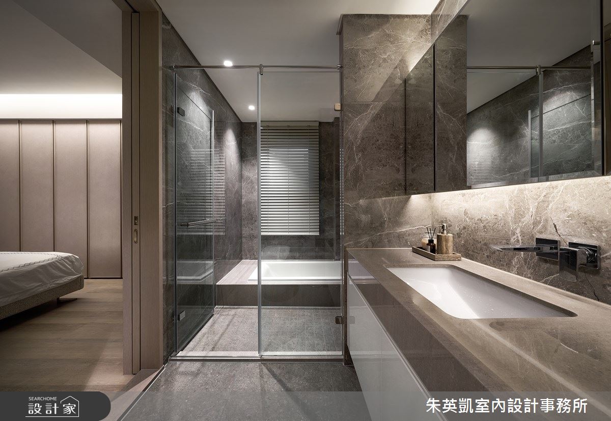 45坪新古屋(10年以下)＿現代風浴室案例圖片＿朱英凱室內設計事務所＿朱英凱_43之18