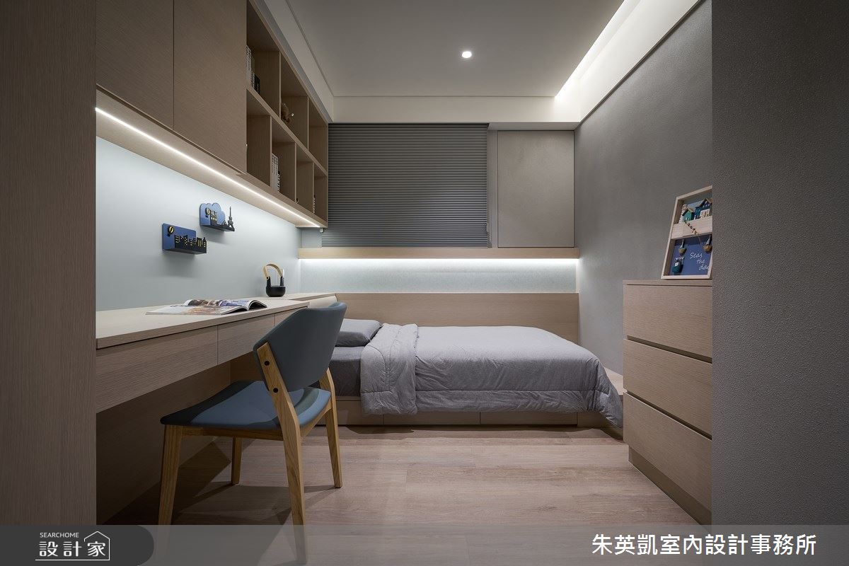 45坪新古屋(10年以下)＿現代風兒童房兒童房客房案例圖片＿朱英凱室內設計事務所＿朱英凱_43之25