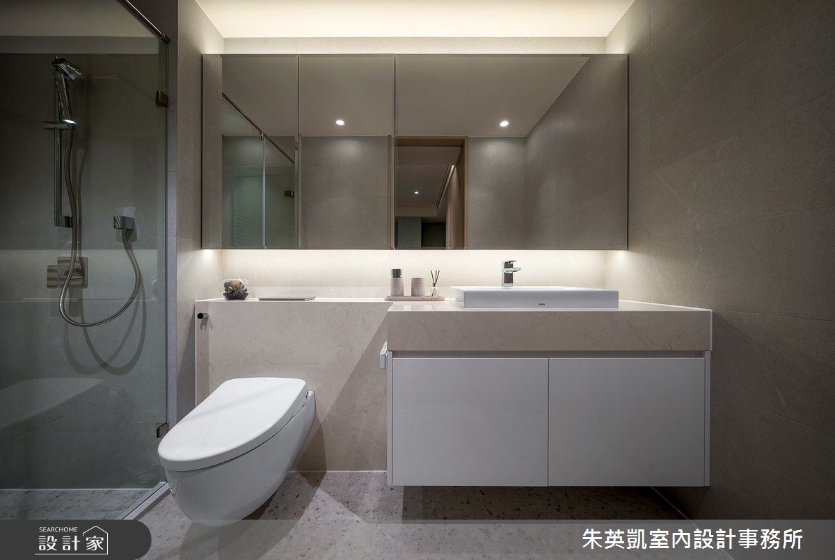 45坪新古屋(10年以下)＿現代風浴室案例圖片＿朱英凱室內設計事務所＿朱英凱_43之27
