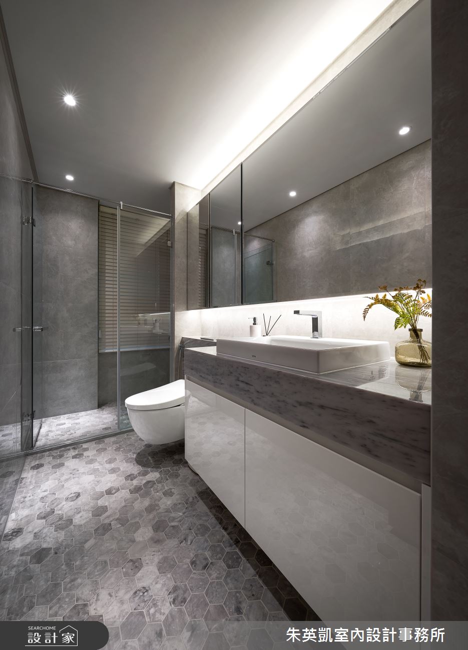 45坪新古屋(10年以下)＿現代風浴室案例圖片＿朱英凱室內設計事務所＿朱英凱_43之23