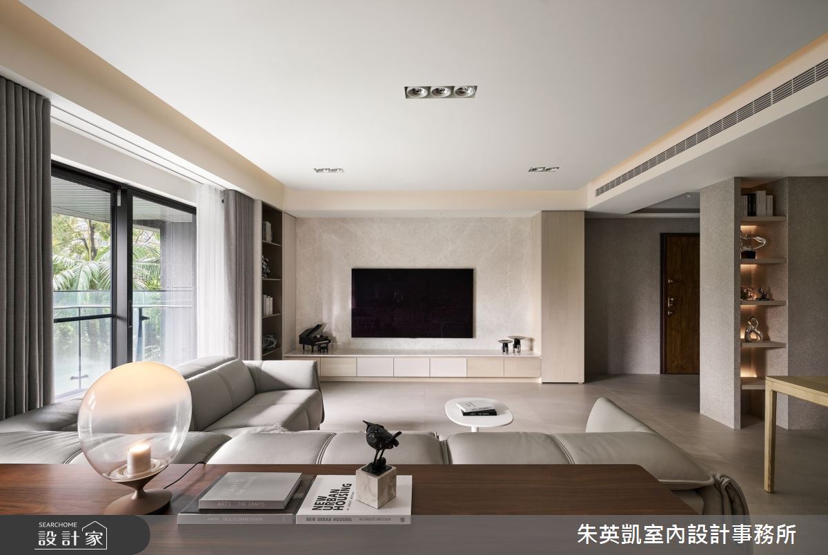 35坪毛胚屋＿現代簡約風客廳書房案例圖片＿朱英凱室內設計事務所＿朱英凱_44之8