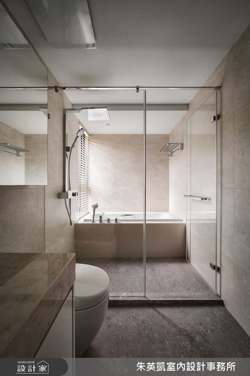 35坪毛胚屋＿現代簡約風浴室案例圖片＿朱英凱室內設計事務所＿朱英凱_44之34