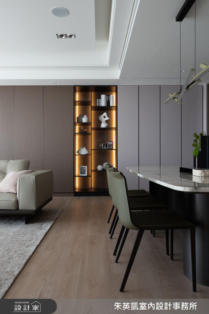 38坪新成屋(5年以下)＿現代簡約風客廳餐廳案例圖片＿朱英凱室內設計事務所＿朱英凱_45之2