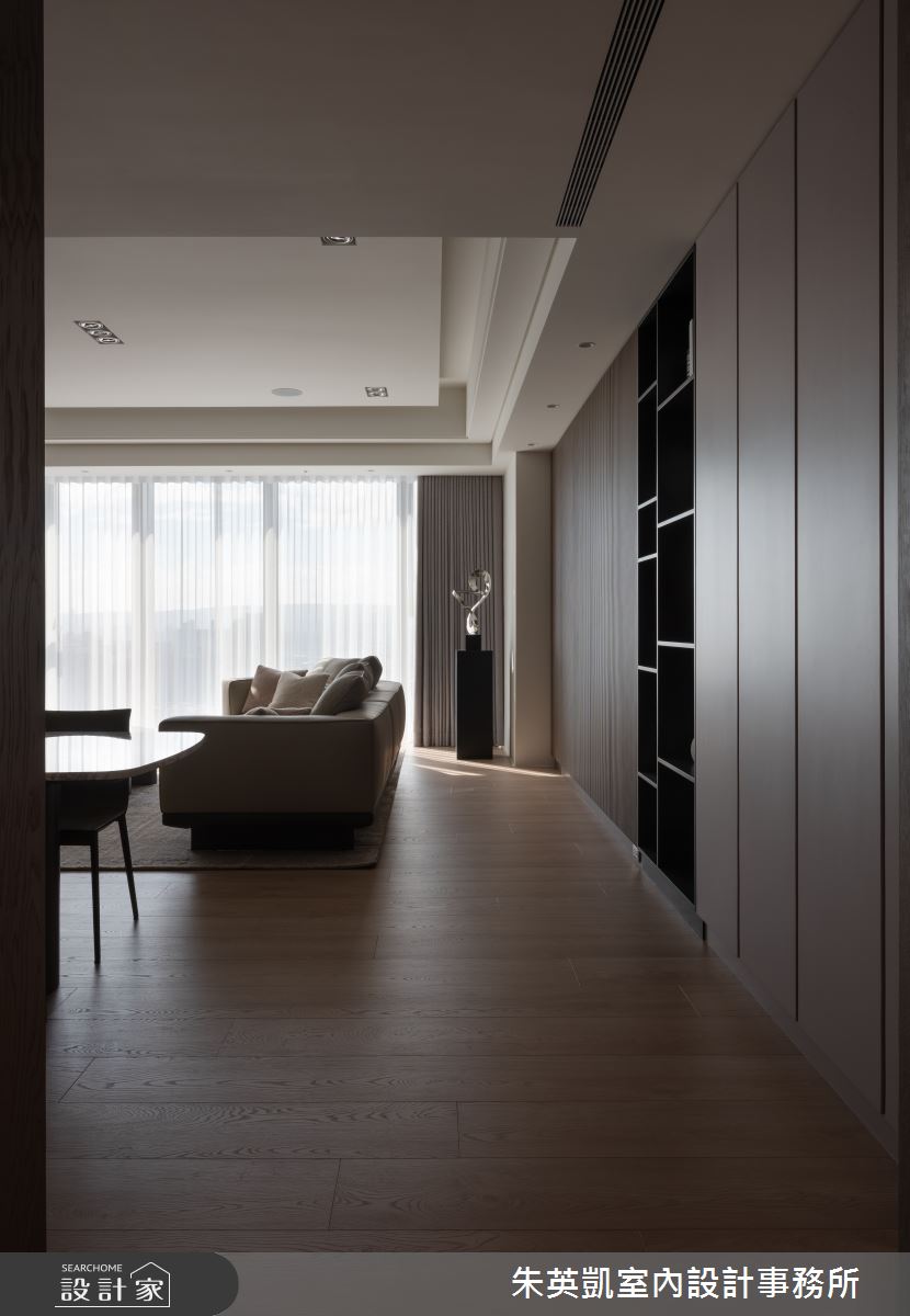 38坪新成屋(5年以下)＿現代簡約風客廳案例圖片＿朱英凱室內設計事務所＿朱英凱_45之13