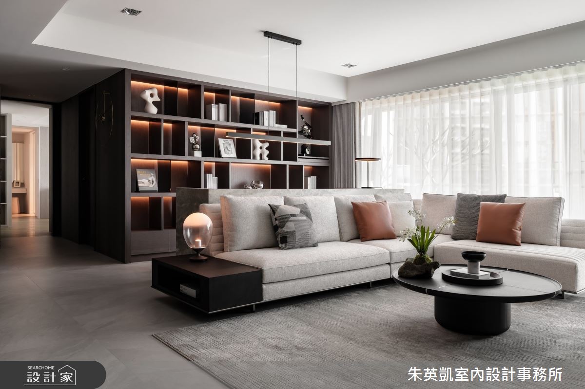 50坪毛胚屋＿現代風客廳書房案例圖片＿朱英凱室內設計事務所＿朱英凱_47之11